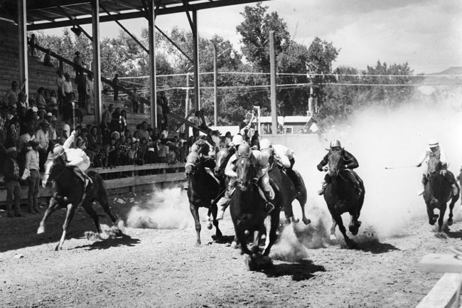 horse-racing-at-in-1970s Horse Racing at Garfield County Fairgrounds in 1970's.