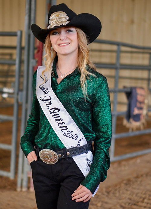 Garfield County Fair and Rodeo jr. queen Ariza Dominguez